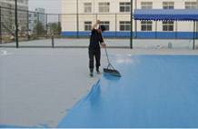 亞強(qiáng)體育施工案例:丙烯酸網(wǎng)籃球場,